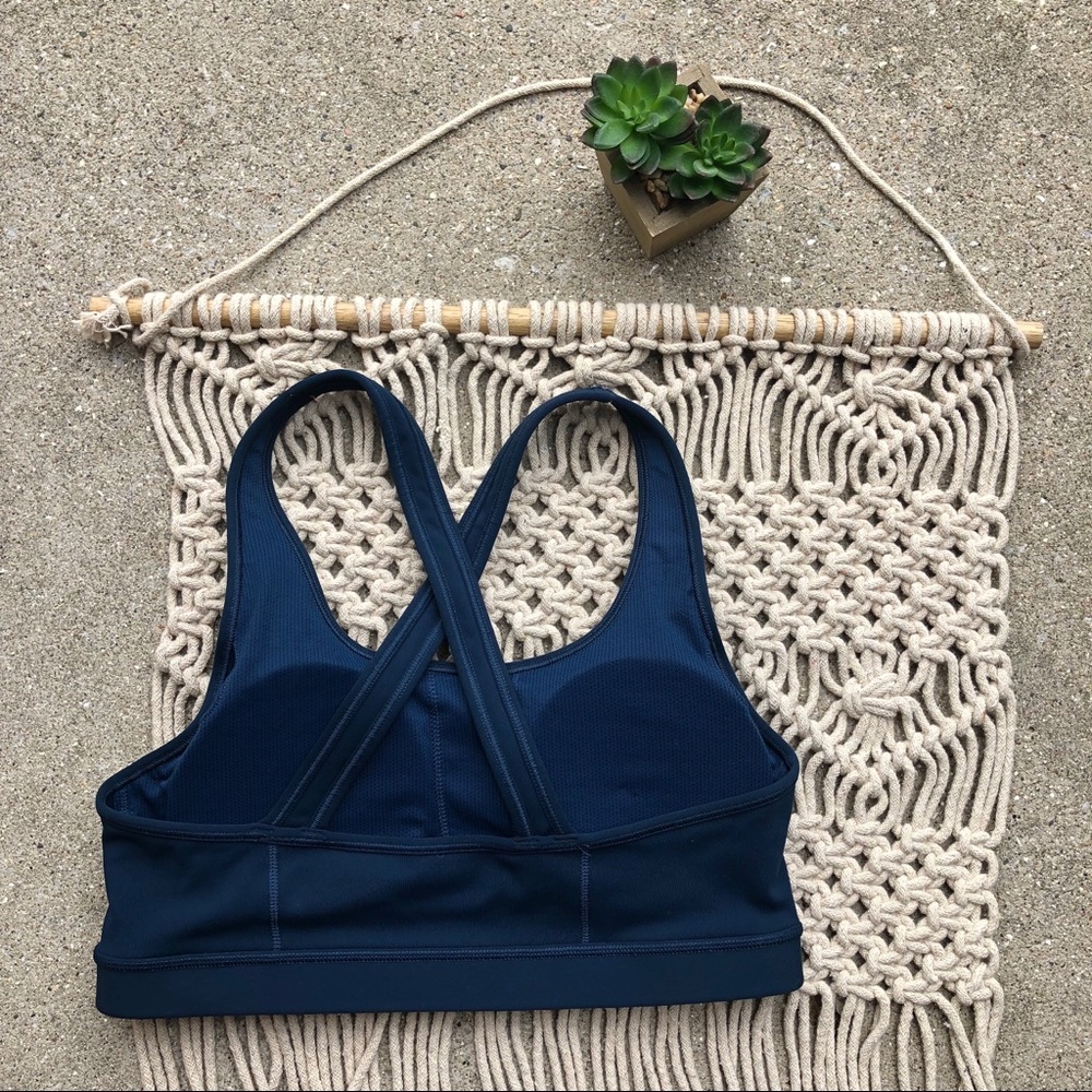 Athleta Sports Bra Blue Athletic Top Size Small - Picture 2 of 6